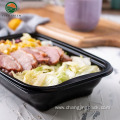 Disposable Food Grade Takeaway Black Microwave Food Box